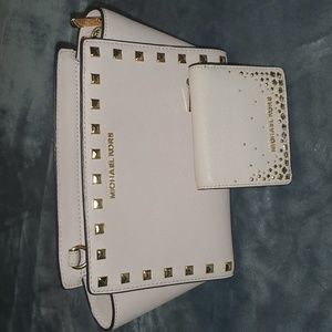 Michael Kors Crossbody and Wallet set